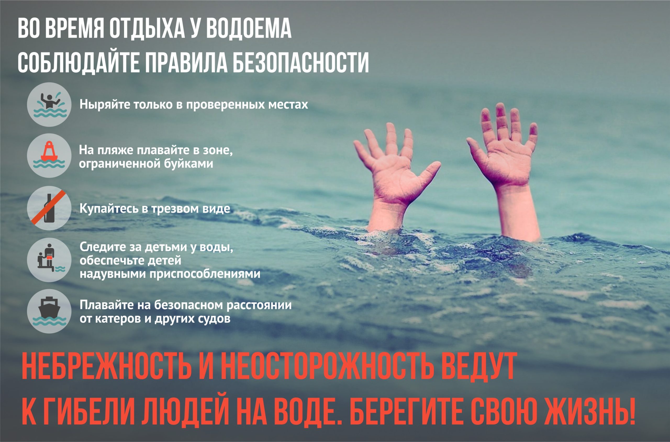 Безопасность на воде в летний период.