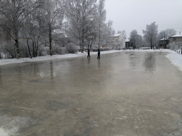 Каток в Шенкурске.